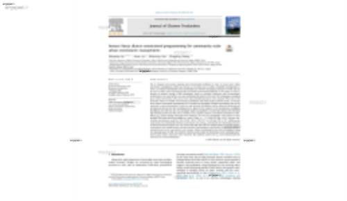 Inexact fuzzy chance-constrained programming for community-scale urban stormwater management